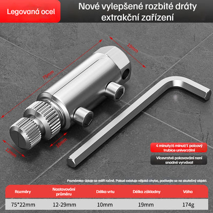 🔥【Kupte 1 a získejte 1 zdarma】Odstraňovač přetržených závitů pro rohový ventilový kohoutek, univerzální kohoutek
