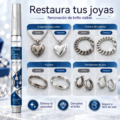 🔥Compra uno, llévate otro gratis🔥 Lápiz para reparar arañazos y retocar joyas de plata