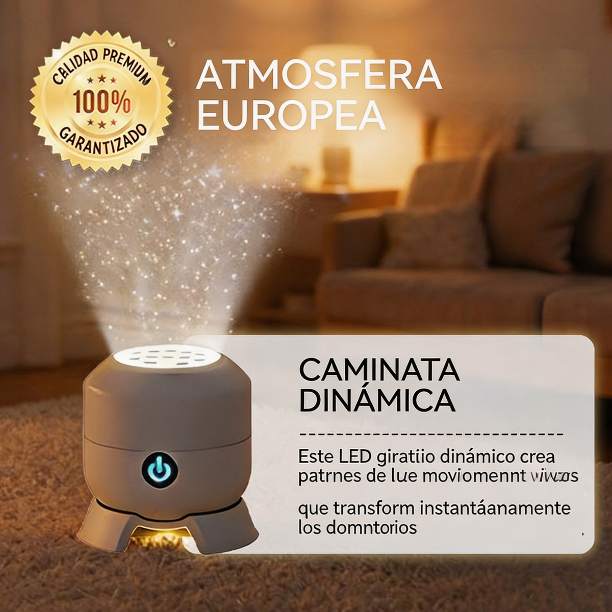 💖🌙【¡venderse como panqueques!】¡Lámpara proyector LED giratoria dinámica 2026! ☁️🔥✨