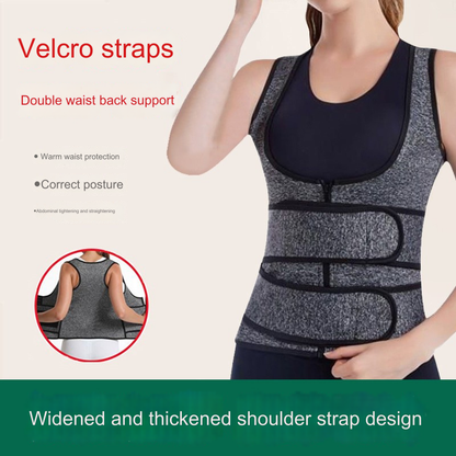 👗🔥🔥Diseño de doble soporte en la cintura: ¡Chaleco cálido de invierno + moldeador!