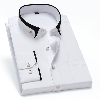 【S-4XL】👕2024 nové priedušné pánske pracovné košele na voľný čas  3732011