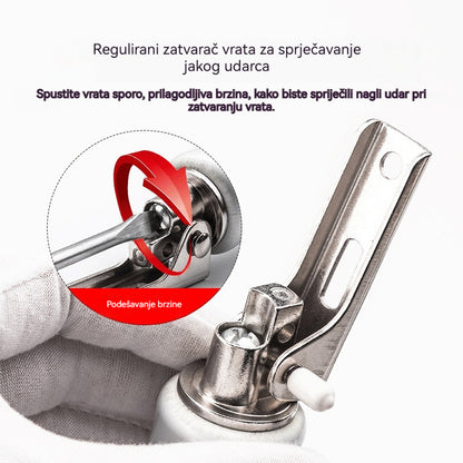 Pneumatski amortizer vrata, mekano zatvaranje vrata, tihi mehanizam povratka