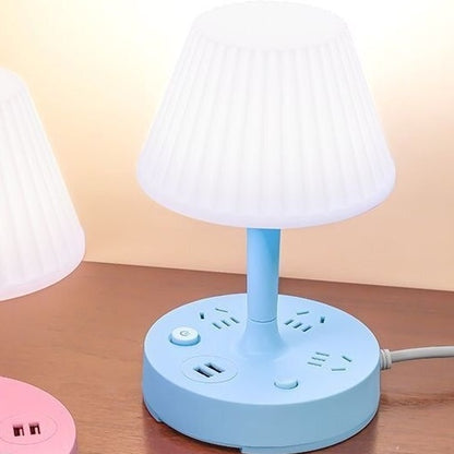 💡Večfunkcijska nočna lučka z vgrajenim podaljškom: praktična, elegantna in prihrani prostor!