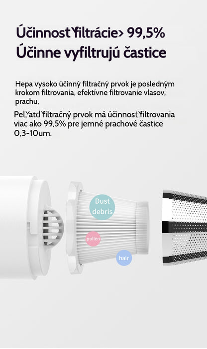 🔥Výkonný multifunkčný bezdrôtový prenosný vysávač do auta – všestranný a praktický 💨🔥