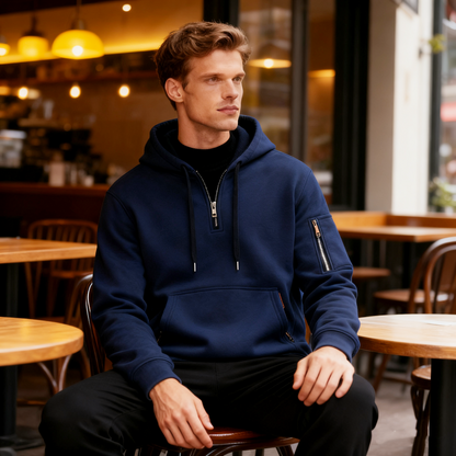 【S-5XL】Pánske mikiny s kapucňou na zips a viacvreckové mikiny