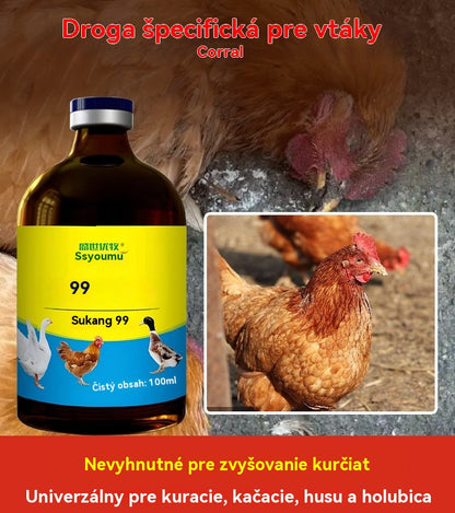 🔥【Kúpte 1 a získajte 3 zdarma】💊 Silný prípravok na vtáčiu chrípku 🐓🦆🕊️ – účinná liečba kašľa, hnačky a nechutenstva u hydiny (100 ml)