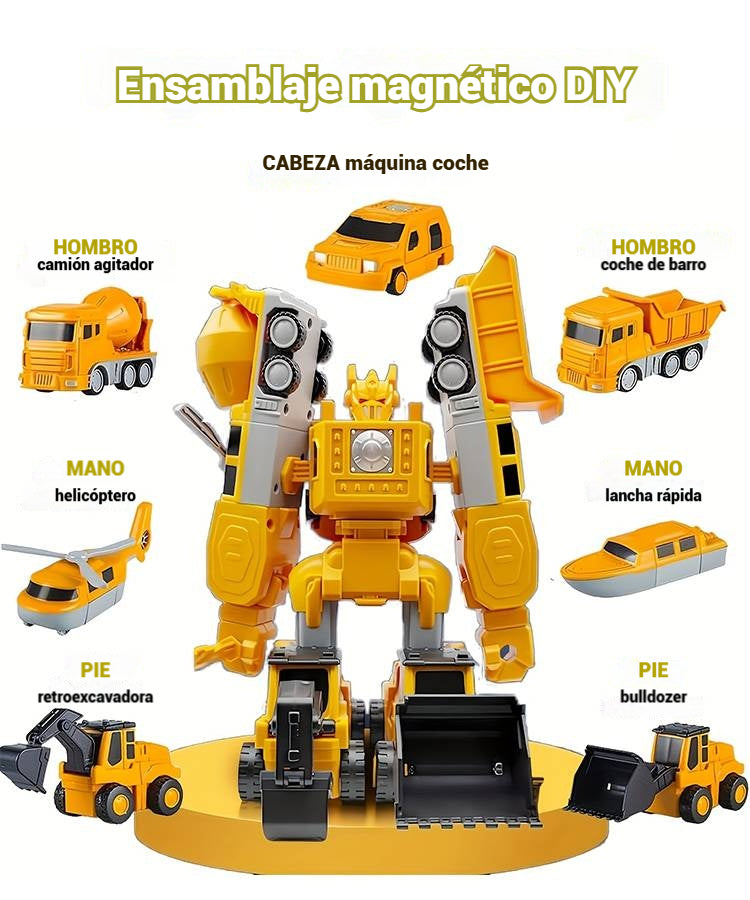 【✨2025 NUEVO】🎁【26piezas】 Juguetes educativos Transformers Bloques de construcción-Estimula la Creatividad Infantil