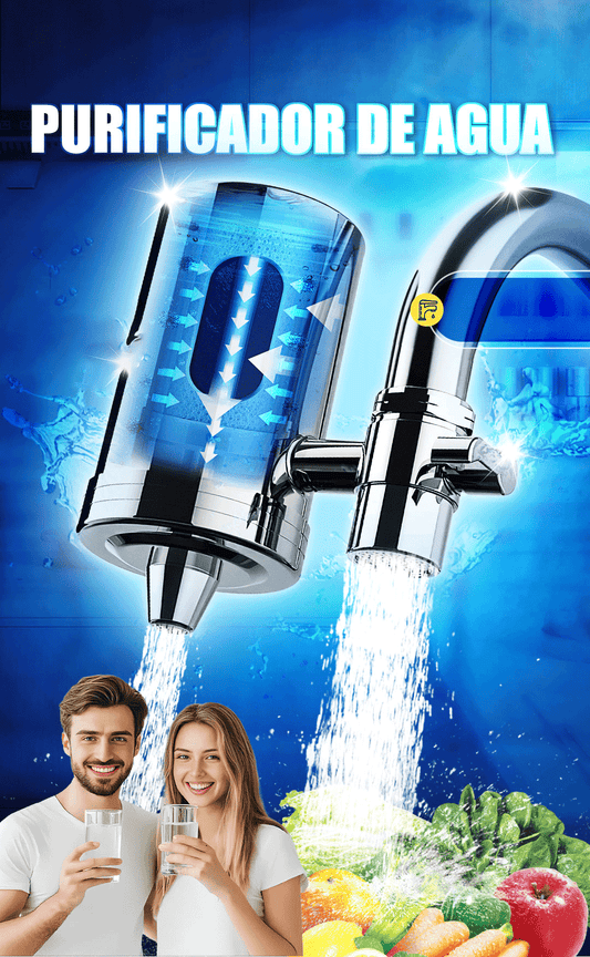 🔥【Zľava 33 €】🏆Nerezový domáci filtr na vodu na kohútik bez nutnosti inštalácie