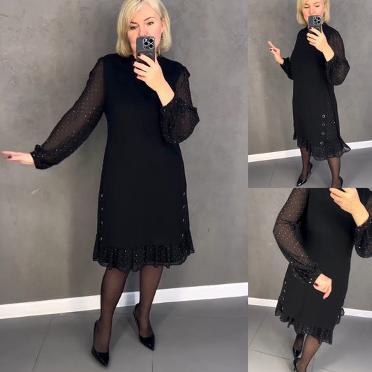💖💖【S-5XL】🍁🍂Vysoko kvalitné štýlové jesenné a zimné šaty v novom štýle 3823155
