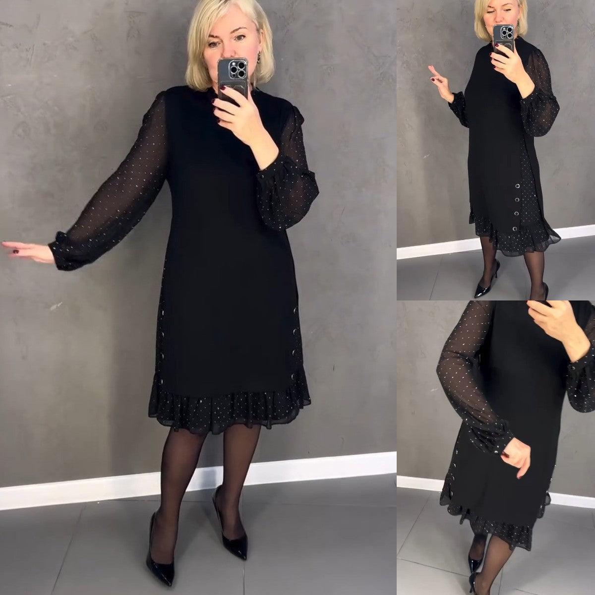💖💖【S-5XL】🍁🍂Vysoko kvalitné štýlové jesenné a zimné šaty v novom štýle
