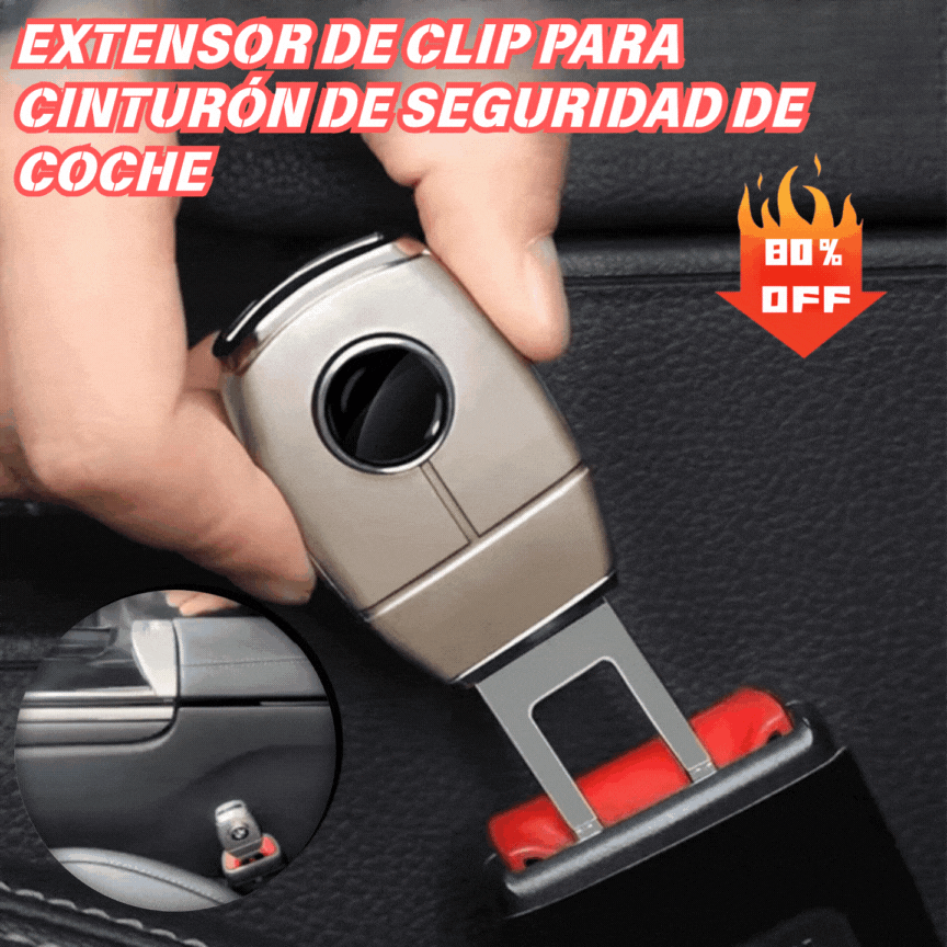 💥💥【Compra 2 y llévate 2 gratis】🚗👍Extensor de cinturón de seguridad de metal para coche