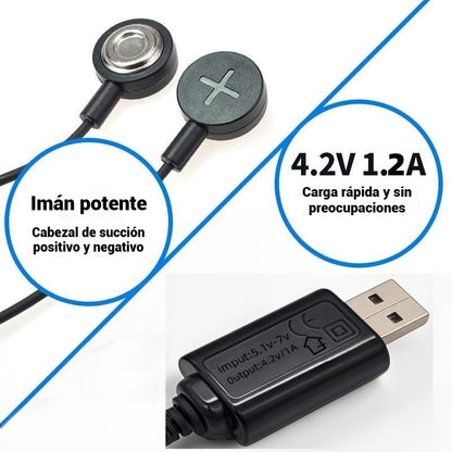 🏆【Compra 1, llévate 1 gratis】Cargador de batería magnético para energía eléctrica