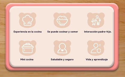🔥¡45% de descuento por tiempo limitado! 🎁 Juego de cocina mini para niños 🍳 Tamaño grande - Set completo de 14 piezas
