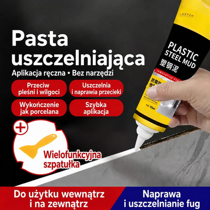 ✨ Wielofunkcyjna wodoodporna biała masa uszczelniająca ze skrobakiem