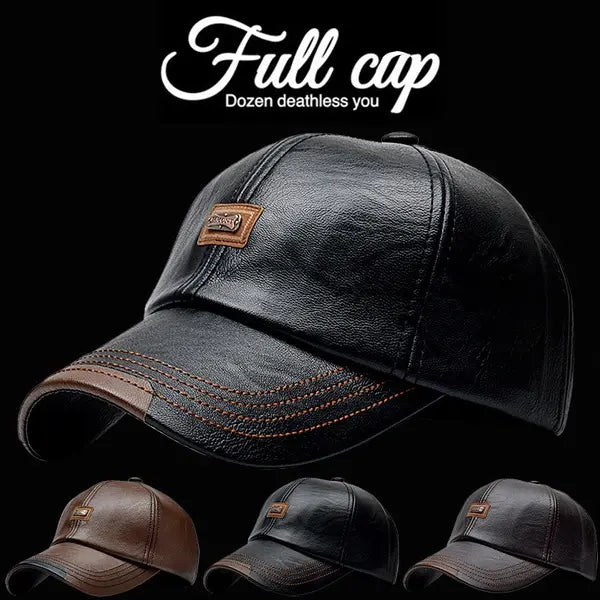 🧢 Gorra de béisbol de cuero unisex 2026 – 50% de descuento, moderna y versátil 🔥