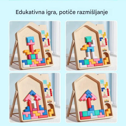 🔥🌈【Kupite 1, dobijte 1 gratis】Tetris dječja edukativna slagalica i igračka za slaganje