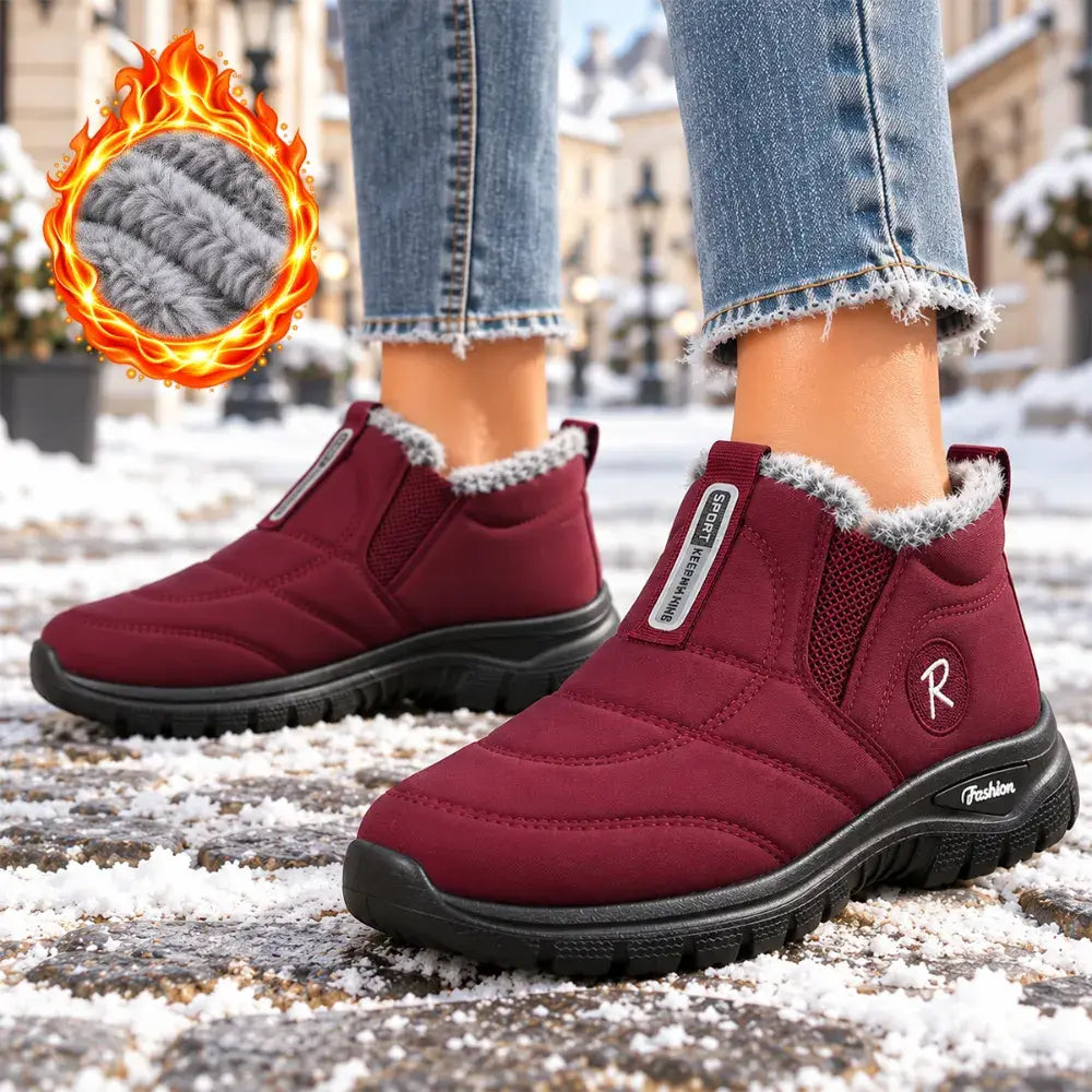 【36-43】Calzado de invierno unisex: deportivo, cálido, con aislamiento y forro grueso; ideal para estar en casa y para la nieve.