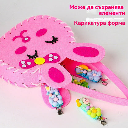🔥【4 броя】🎁🧵Направи си сам нетъкани ръчно изработени детски чанти, най-добрият подарък за деца