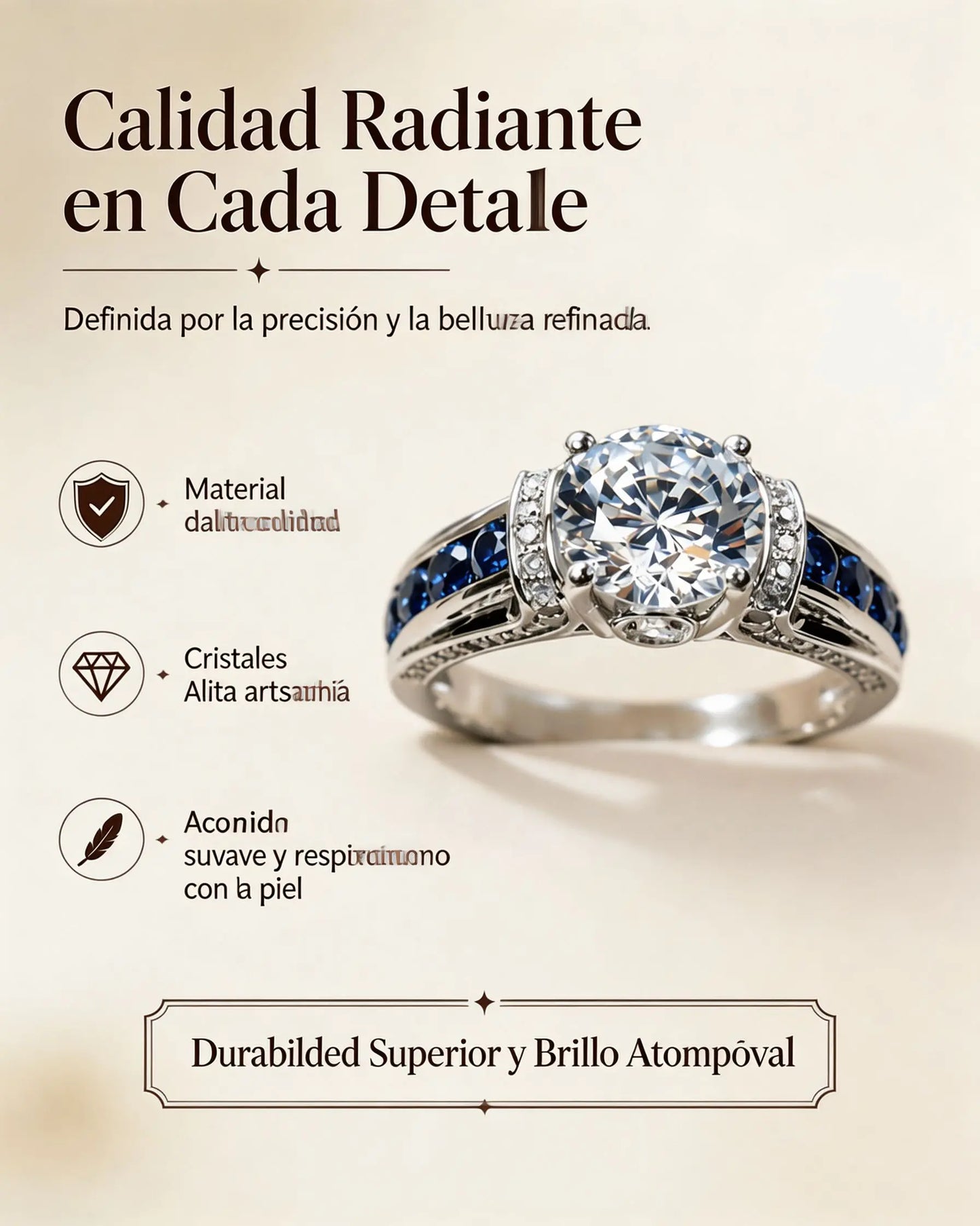 🔥【compre uno y llévese otro gratis】✨🔥✨ Un elegante y brillante anillo para mujer engastado con circonitas cúbicas. un diseño deslumbrante para iluminar momentos especiales.