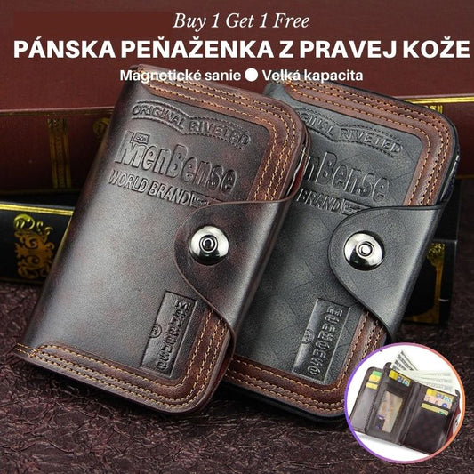 💥😎Trojdielna peňaženka z pravej kože pre mužov 3856913