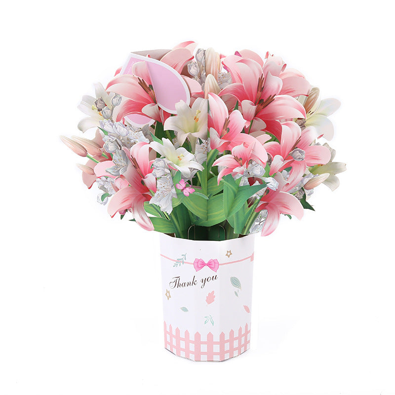 🌼【Kupte 1, získejte 1 zdarma】3D vyskakovací kytice s blahopřáním