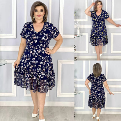 💟【S-5XL】👗Nové módne šaty, klasický dizajn, elegantné a jednoduché