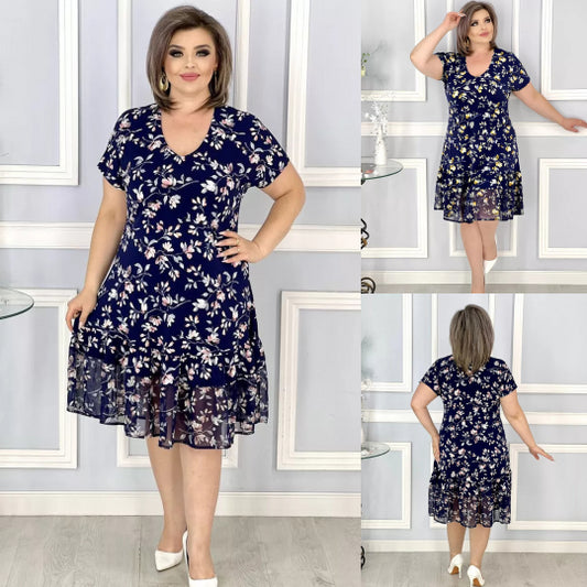 💟【S-5XL】👗Rochie nouă la modă, design clasic, elegantă și simplă 