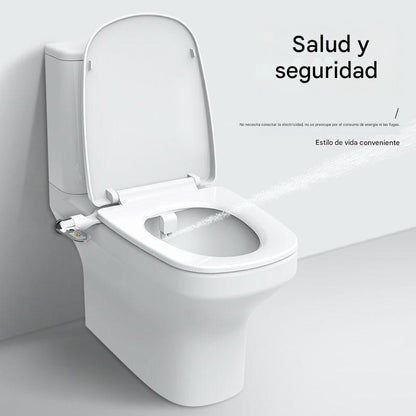 🚽💦【¡Adiós al papel higiénico para siempre! 🚽💦】Inodoro bidé sin electricidad y doble boquilla, lavamanos con bidé, bidé higiénico con autolimpieza.