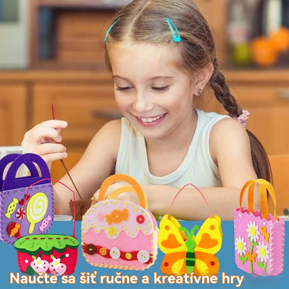 🎁🔥【8 kusov】Ručne vyrobené detské tašky z netkanej textílie pre domácich majstrov, najlepší darček pre deti