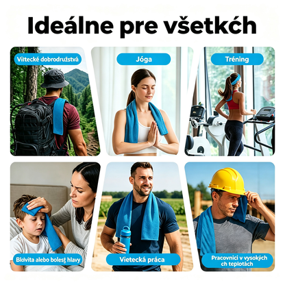 🎁 Kúpte 1, získajte 1 zadarmo: 2 kusy za 26 € 🧊 Okamžite chladiaci uterák s bezplatným silikónovým puzdrom – okamžite chladivý, opakovane použiteľný a pripravený na akékoľvek dobrodružstvo ✨