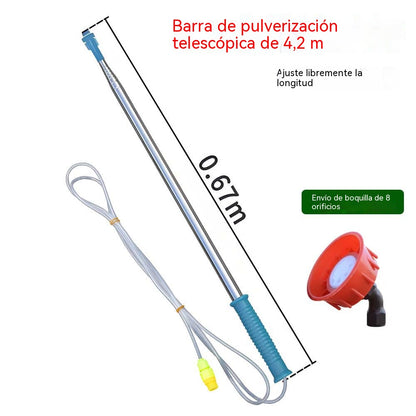 🔥【2,6 m/3,6 m/4,2 m】Barra rociadora extensible, cómoda y práctica de acero inoxidable