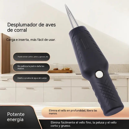 🐓🦆Desplumadora eléctrica portátil para pollos, patos, gansos y aves de corral
