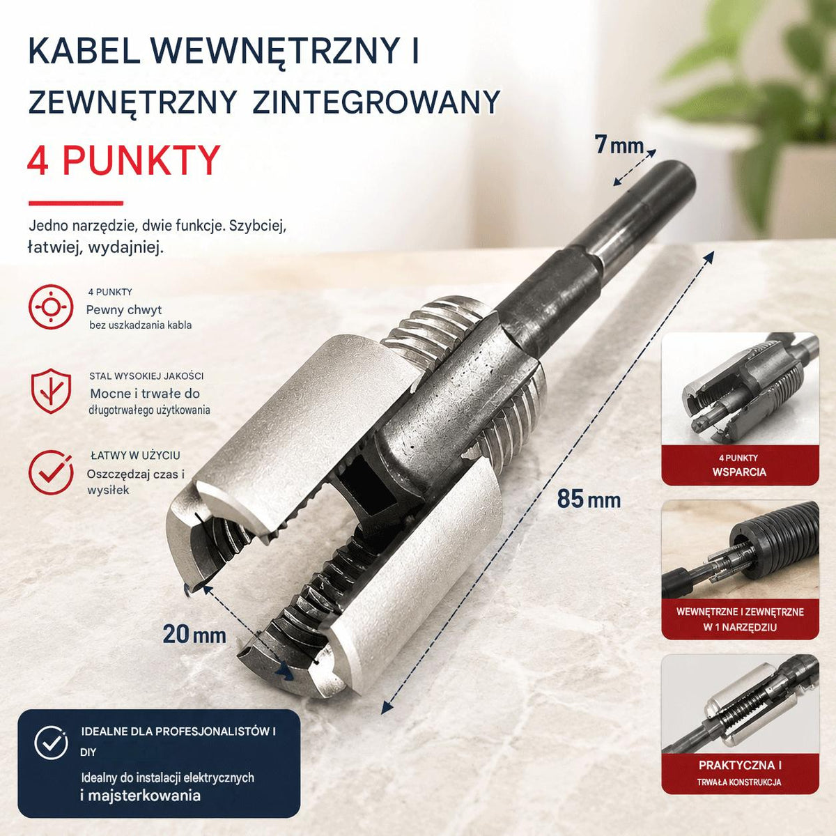 🔩 🔥Zintegrowane wiertło do montażu rur PPR: łatwe w użyciu i bez spawania! \[Zestaw dwóch sztuk: pasuje do rur o średnicy 1/2 cala i 3/4 cala\]