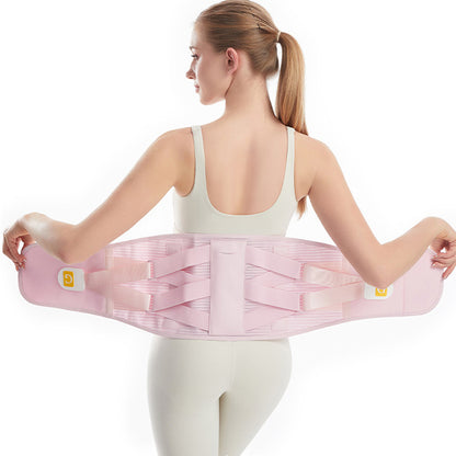 ✅ Nov zračen ledveni pas｜Jekleni oporniki｜Razbremeni hrbtenico｜Topel in udoben🔥