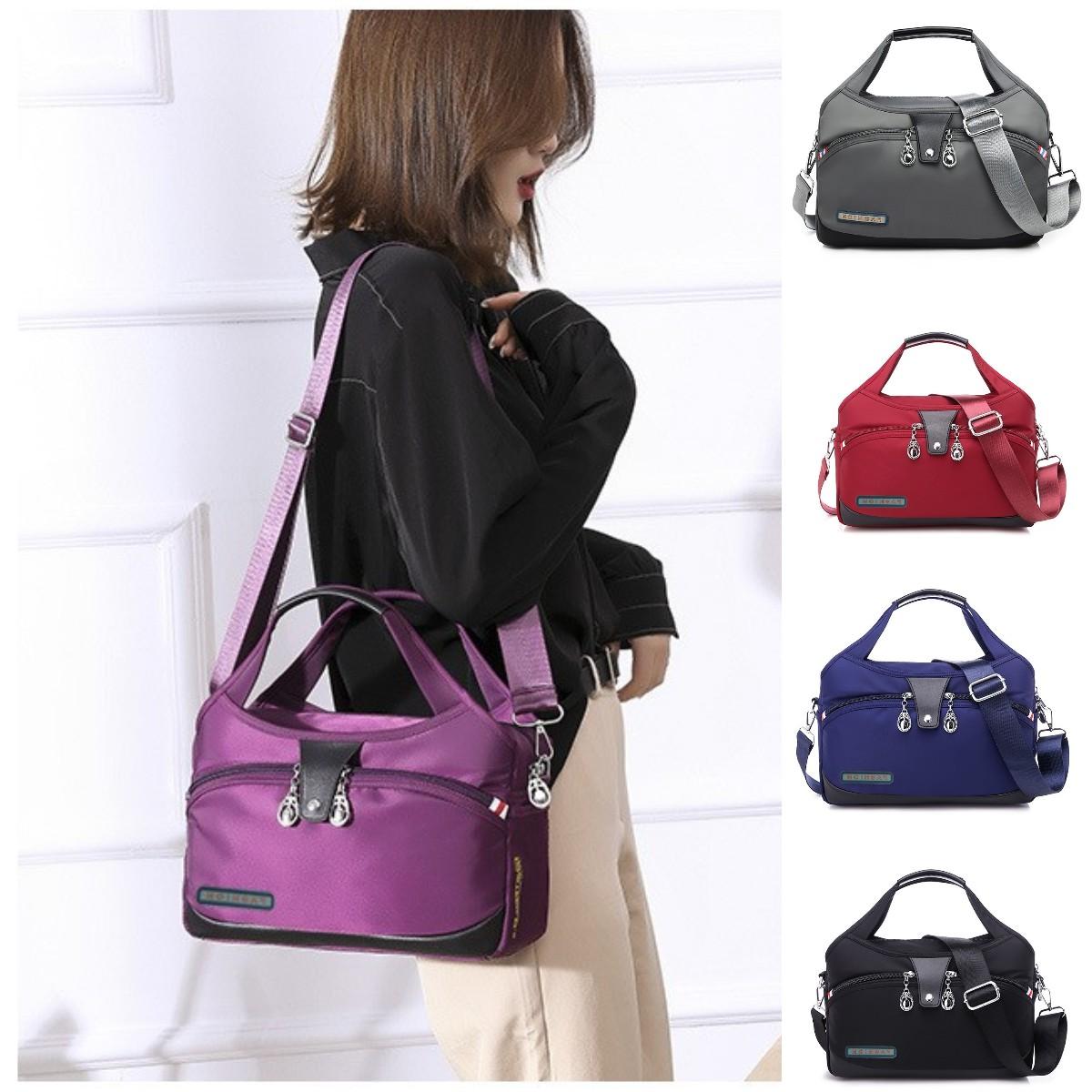 👜【50% de descuento】Bolso de mano informal ligero de tela Oxford para mujer de moda con gran capacidad, 💧impermeable, ✅viajes y compras, ✅múltiples métodos de transporte, bolso de mano, bolso de hombro, bolso de mensajero