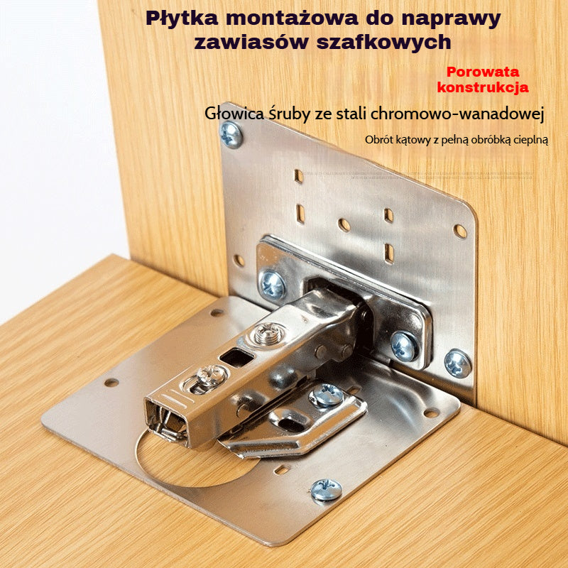 【10 sztuk】Płytka naprawcza ze stali nierdzewnej (bez zawiasu): 10 sztuk