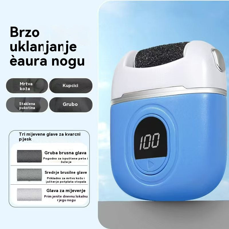 🦶🛁✨🔥Novi električni valjak za pedikuru, uklanja mrtvu kožu s peta, električni valjak za pedikuru, pogodan za sve vrste njege stopala.