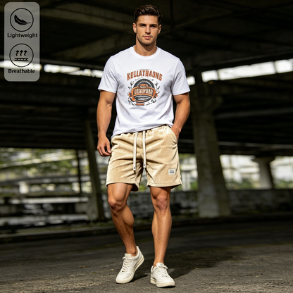 👖😎【M-5XL】Pantalones cortos de pana para hombre