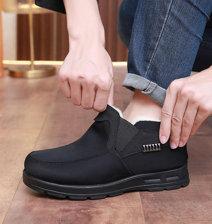 🥾【39-45】👣Novi zimski škornji za sneg za moške, odebeljeni z žametom in topli