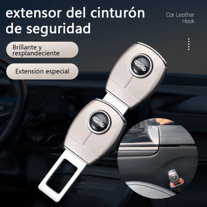 💥💥【Compra 2 y llévate 2 gratis】🚗👍Extensor de cinturón de seguridad de metal para coche