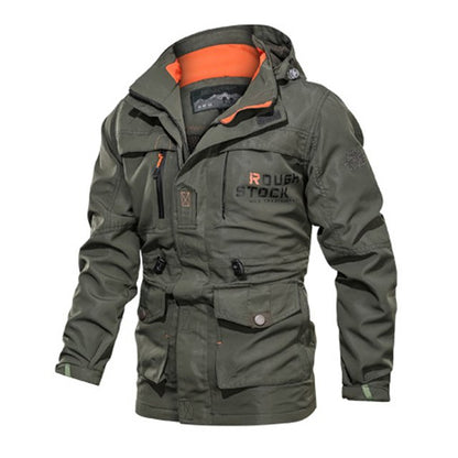 🌟 【M-5XL】Chaqueta de outdoor para hombre 2025, estilo casual y de media longitud