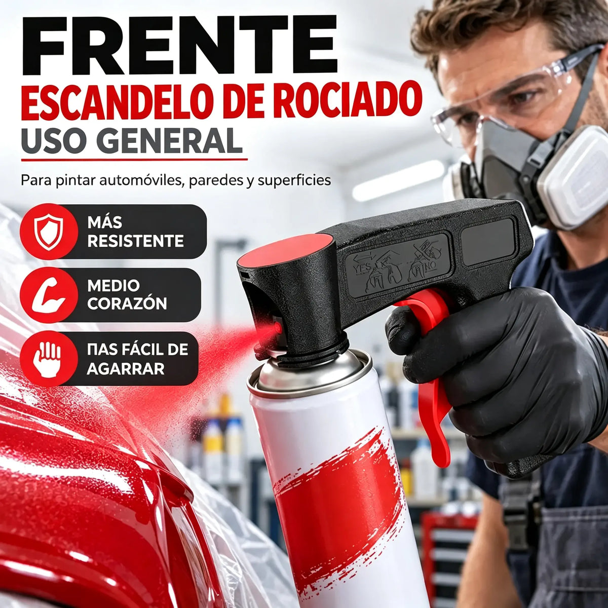 2 unidades por 25 € 🔧 Pistola pulverizadora portátil de accionamiento asistido: ahorra tiempo y esfuerzo.