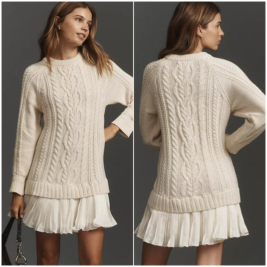 💖👗【S-3XL】Elegantní podzimní a zimní pletené šaty – pohodlné, stylové a vhodné pro každou příležitost | Měkká tkanina, přiléhavý střih