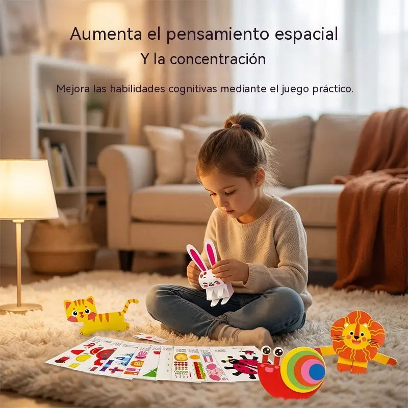 39% OFF🎨 32 Diseños de Papel 3D para Crear, Doblar y Divertirse