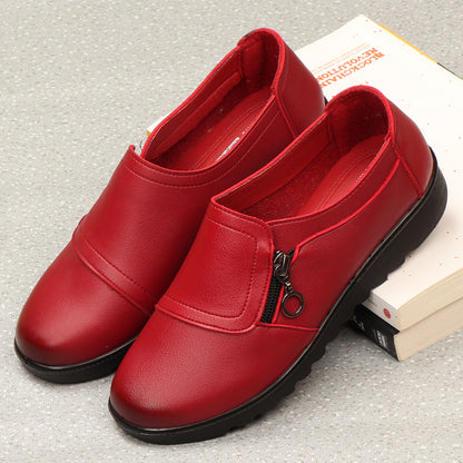 🔥👟【Tallas 35-41】Cómodos zapatos de mujer de piel auténtica, suela suave, antideslizante y resistente al desgaste, calidad garantizada.