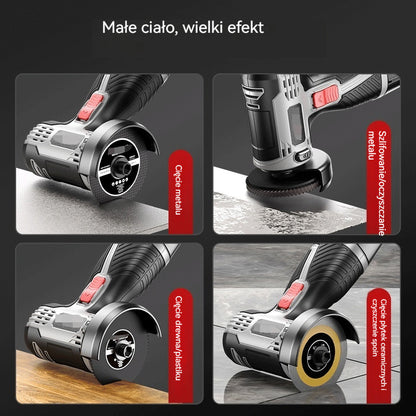🔥【Oferta ograniczona czasowo】🧰 Mini szlifierka kątowa 12V (z tarczą tnącą)
