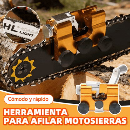 🔥💥【50 % de descuento】🔥🧰⚡ Afilador eléctrico de motosierra con 3 cabezales de diamante — rápido y preciso