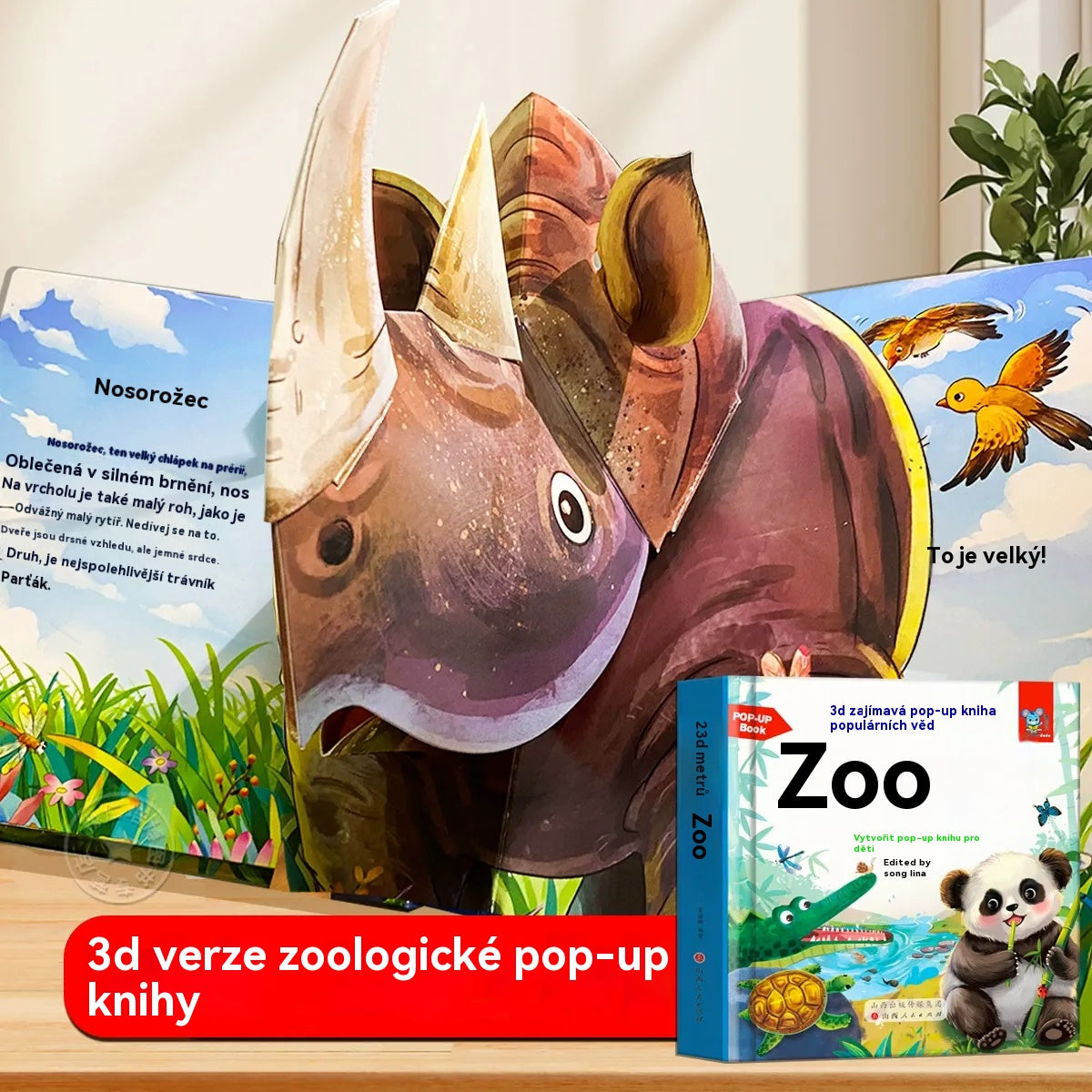 【kúpte si jeden, jeden dostanete zadarmo】2-dielna 🎁🎁 3D kniha so zvieratkami