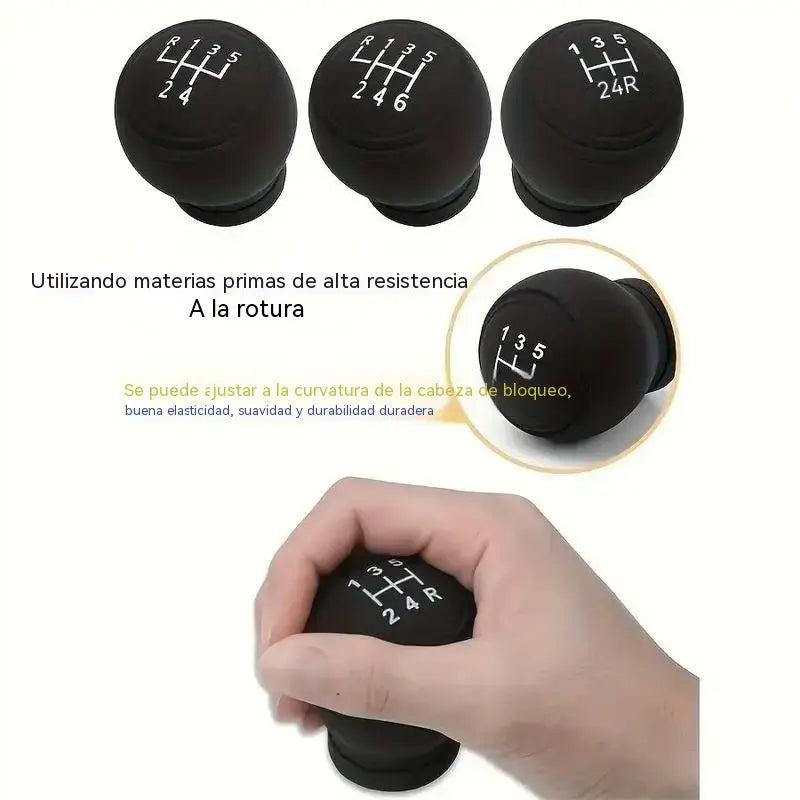 【Compra 2 y llévate 3 gratis】✨ Dale un nuevo estilo a tu coche con esta funda de silicona para la palanca de cambios 🚘