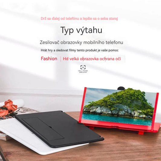 🔥46% zľava - Mobilná lupa na obrazovke, najnovšia verzia✨ (jasnejšie, ochrana očí pred modrým svetlom, 3D zobrazenie, vhodné pre všetky vekové kategórie)